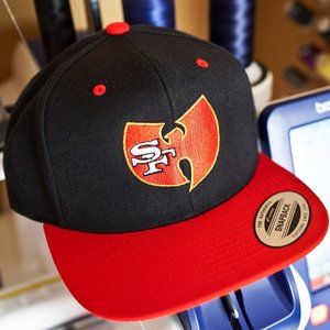 49ers Niners x Wu Tang Embroidered Snapback Hat